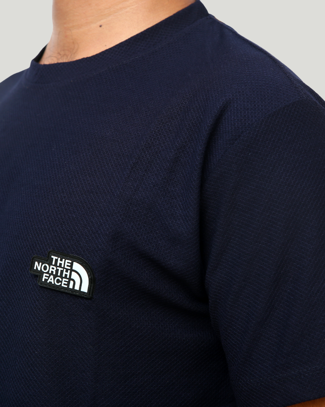 Classic Popcorn Knit Tee – Dark Blue