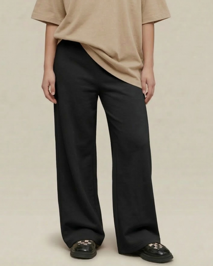 Wide Flow Pant – Black