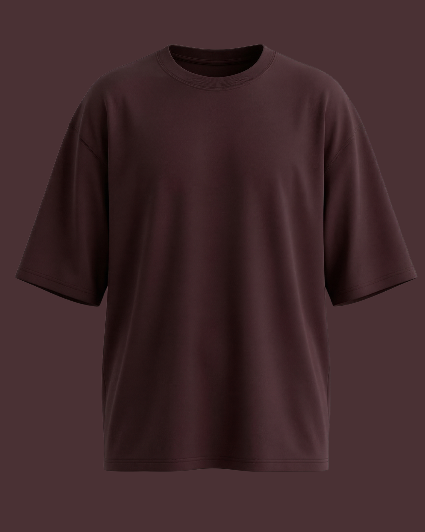 Essential Oversized Tee – Chocolate Brown