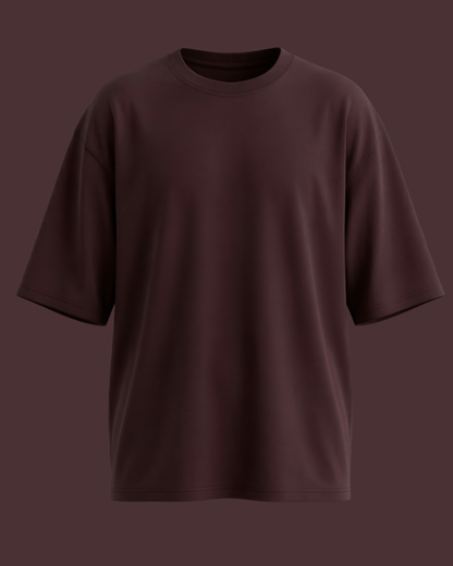 Essential Oversized Tee – Chocolate Brown