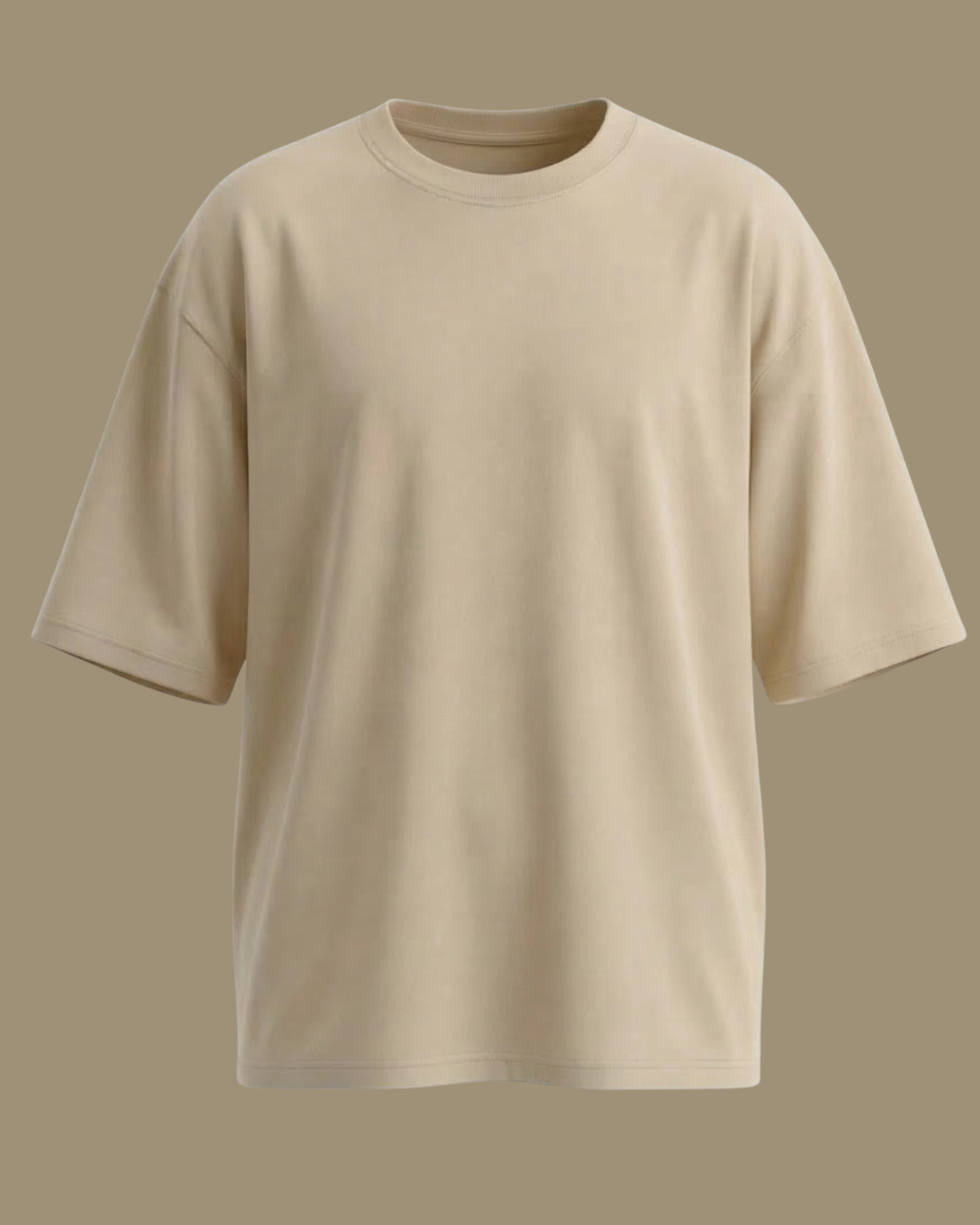 Essential Oversized Tee – Beige