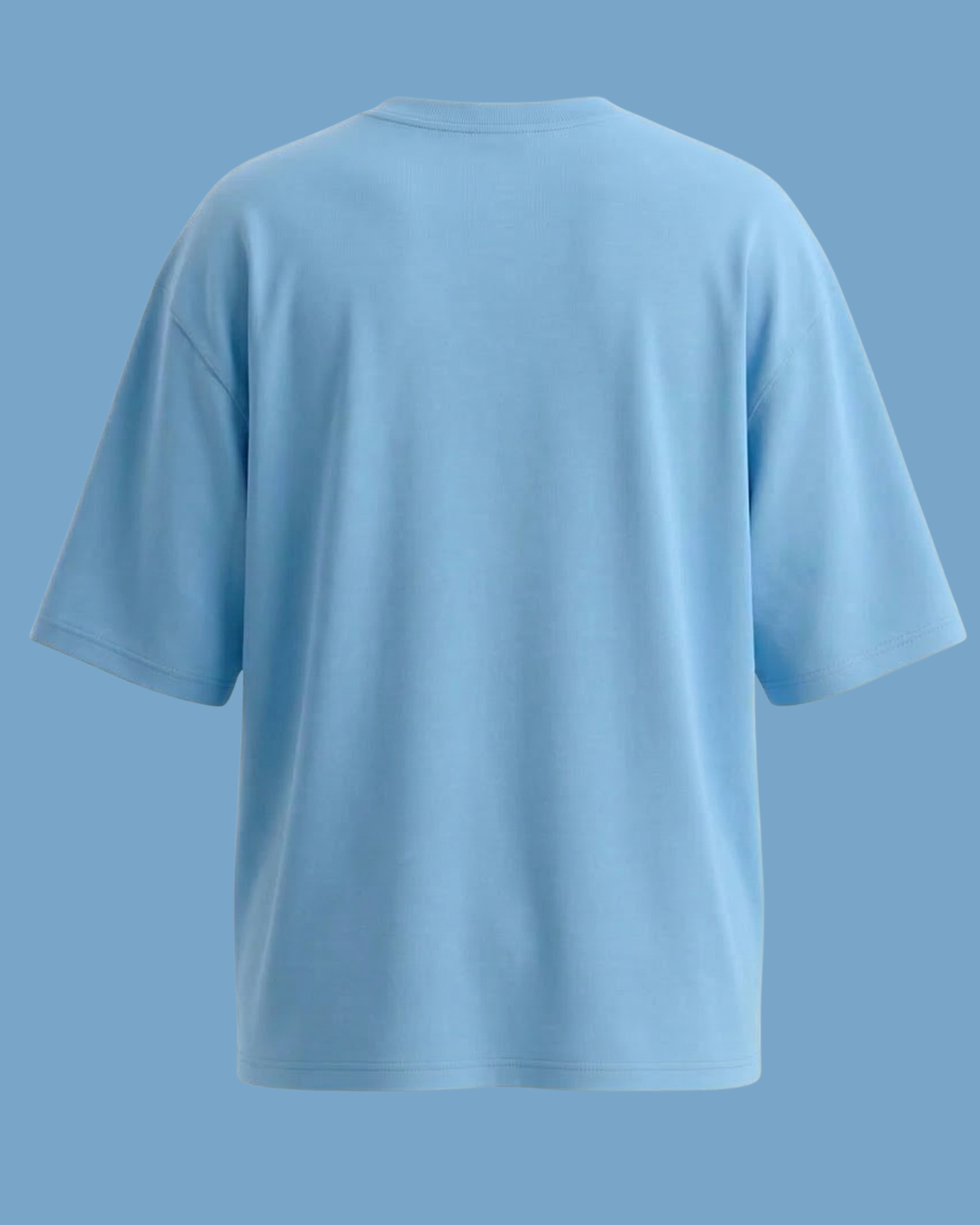 Essential Oversized Tee – Sky Blue