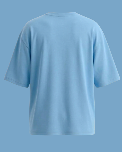 Essential Oversized Tee – Sky Blue