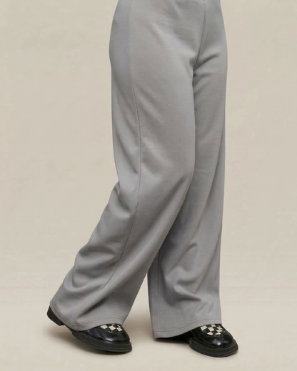 Wide Flow Pant – Mid Grey