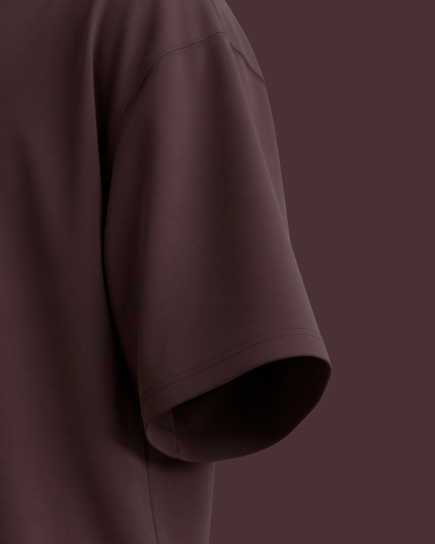 Essential Oversized Tee – Chocolate Brown