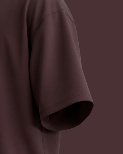 Essential Oversized Tee – Chocolate Brown