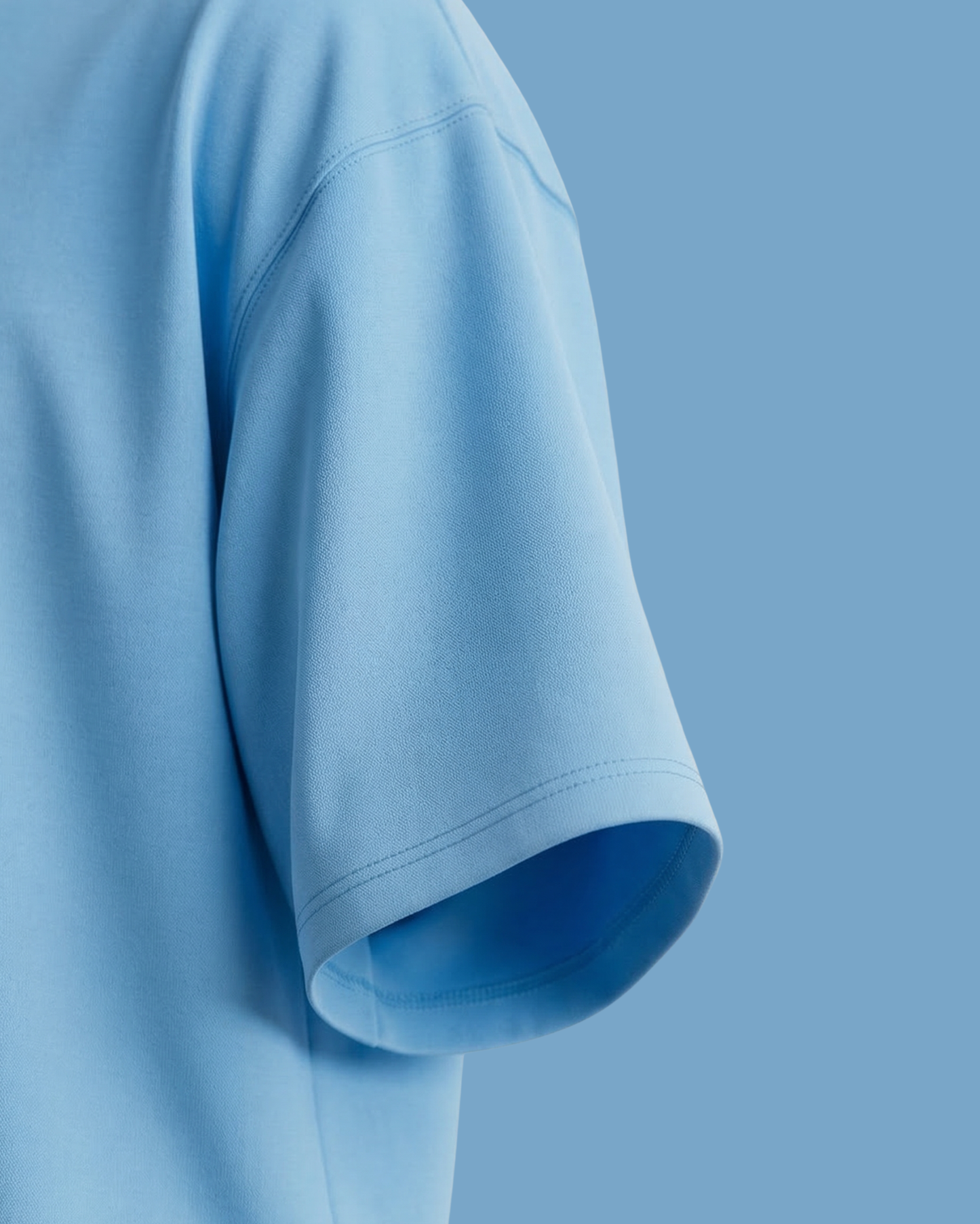 Essential Oversized Tee – Sky Blue