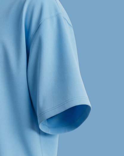 Essential Oversized Tee – Sky Blue