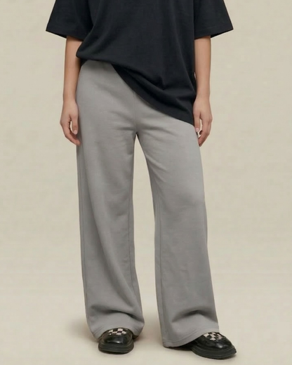 Wide Flow Pant – Mid Grey