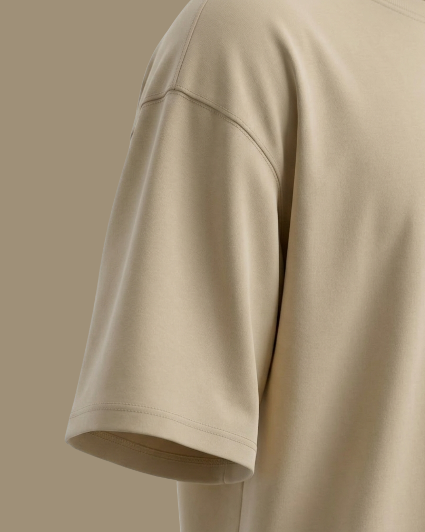 Essential Oversized Tee – Beige