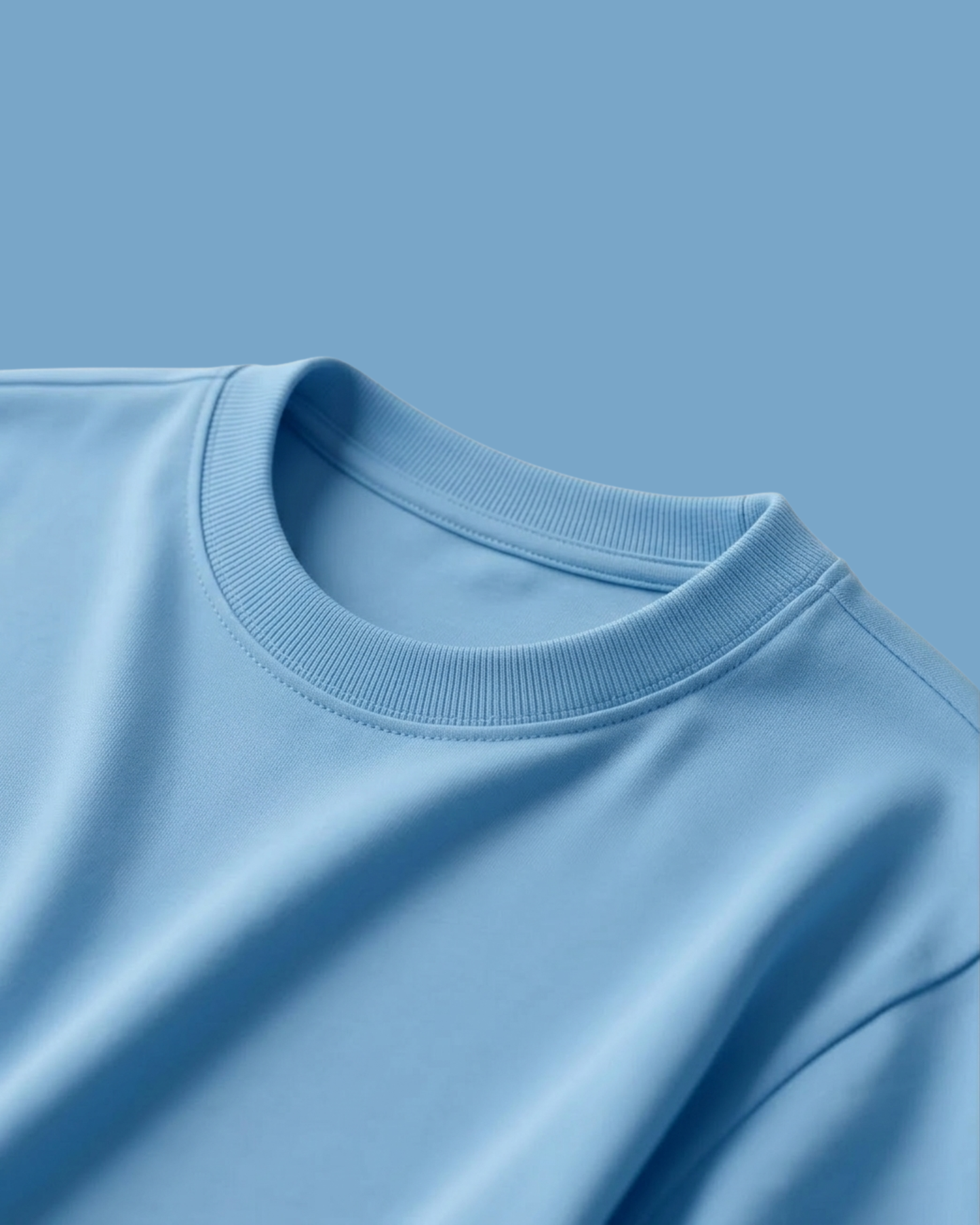 Essential Oversized Tee – Sky Blue
