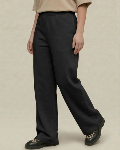 Wide Flow Pant – Black