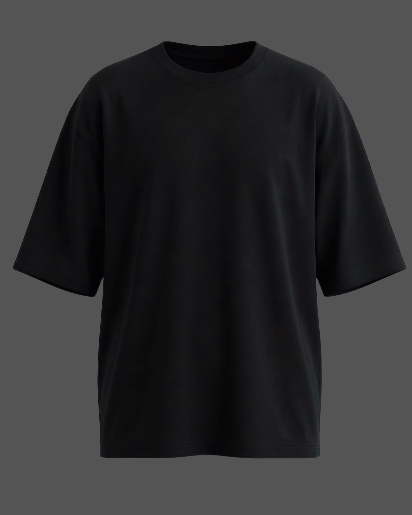Essential Oversized Tee – Black