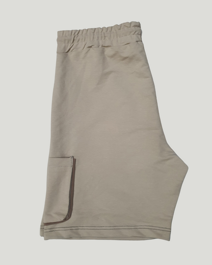 Box Pocket Utility Shorts – Sand