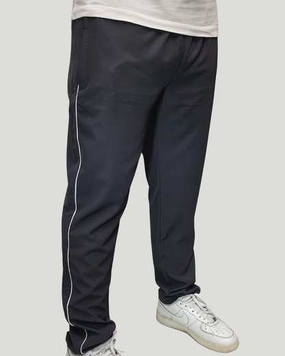 Unisex Straight Fit Piping Trouser – Grey