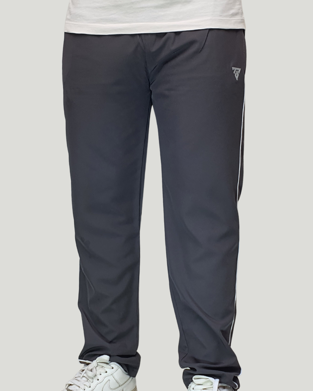 Unisex Straight Fit Piping Trouser – Grey