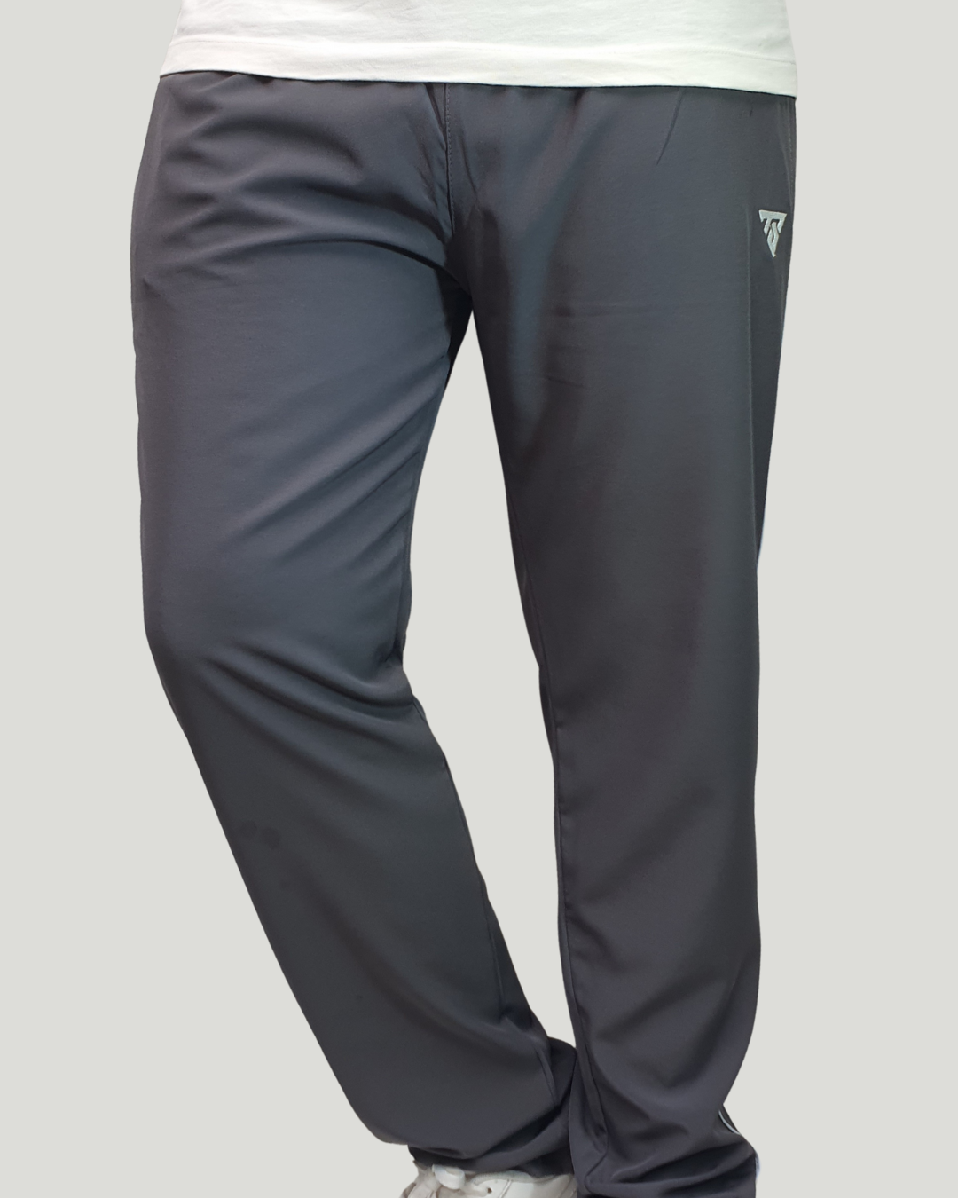 Unisex Straight Fit Piping Trouser – Grey