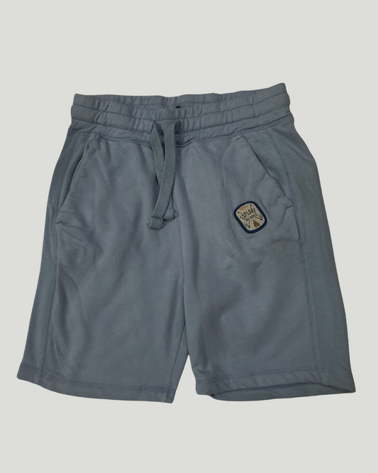 Cafe Patch Shorts – Blue