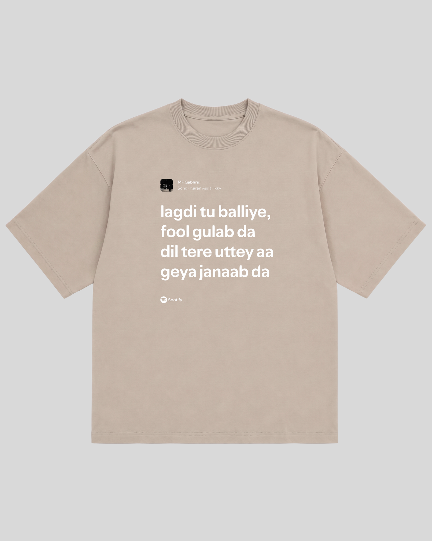Aujla Paglu Oversized Tee