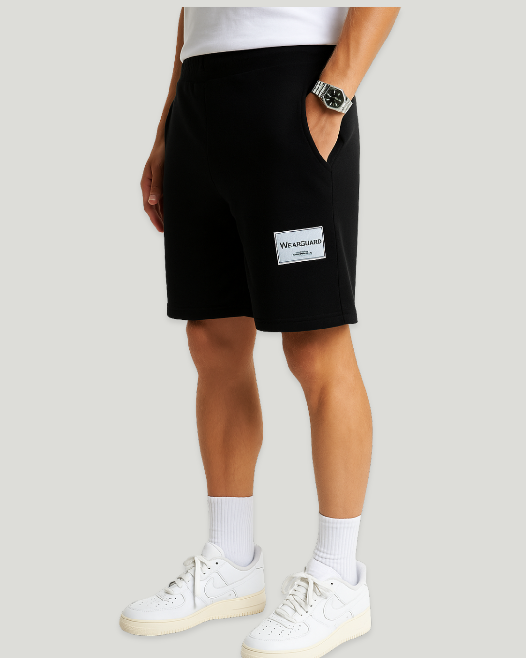 WEARGUARD Patch Shorts – Black