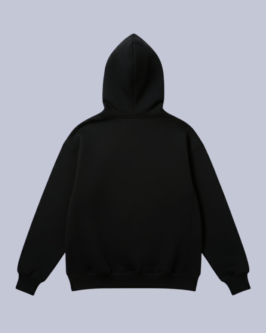 Oversize Basic Hoodie – Black