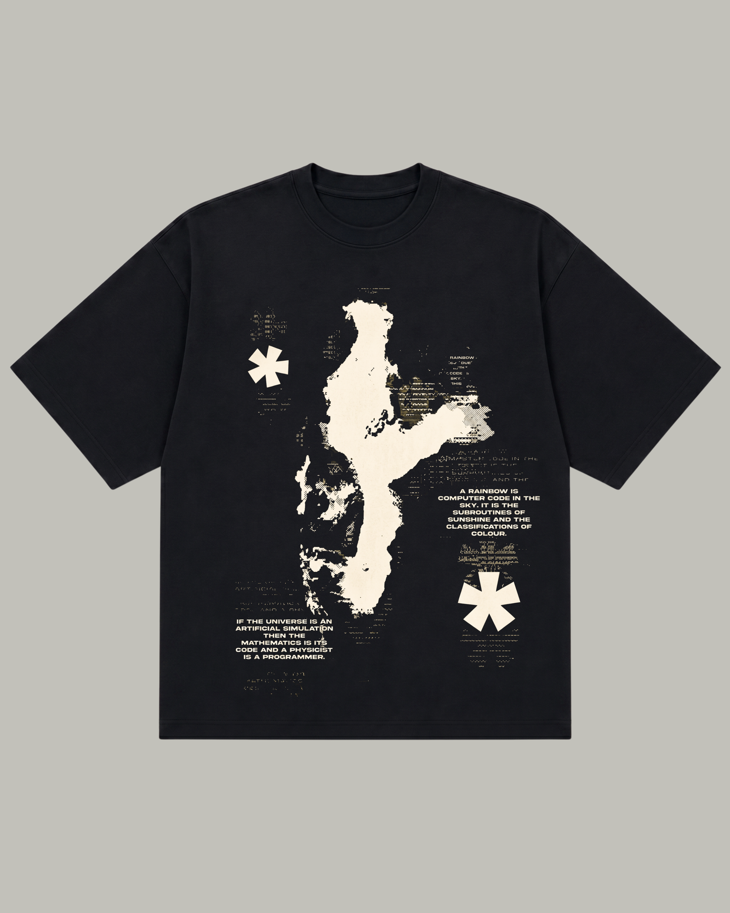 Fragmented Reality Oversized Tee