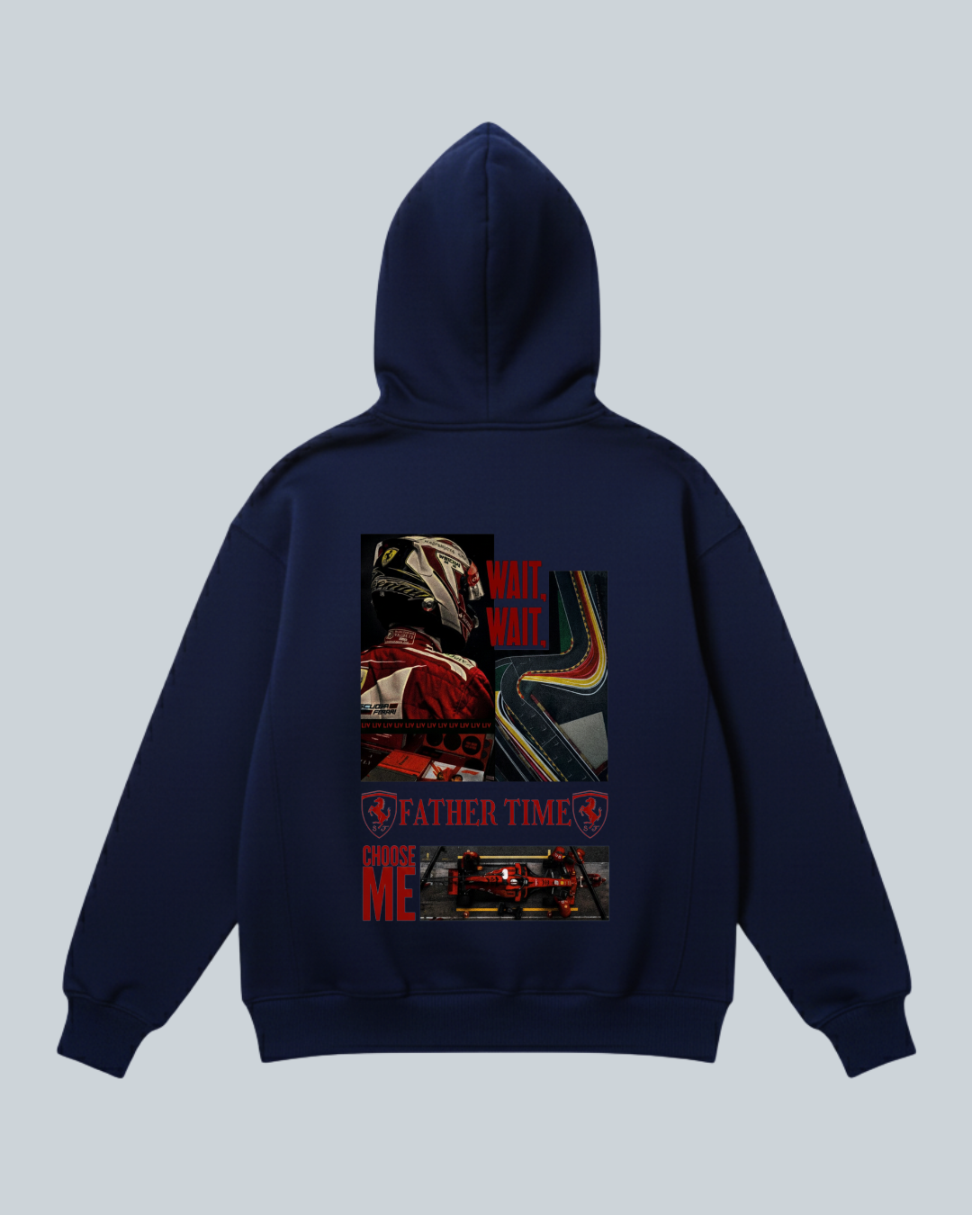 Oversize Hoodie – Rosso Spirit