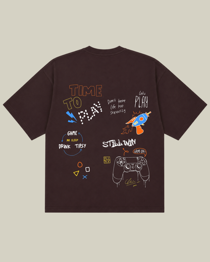Arcade Chaos Oversized Tee