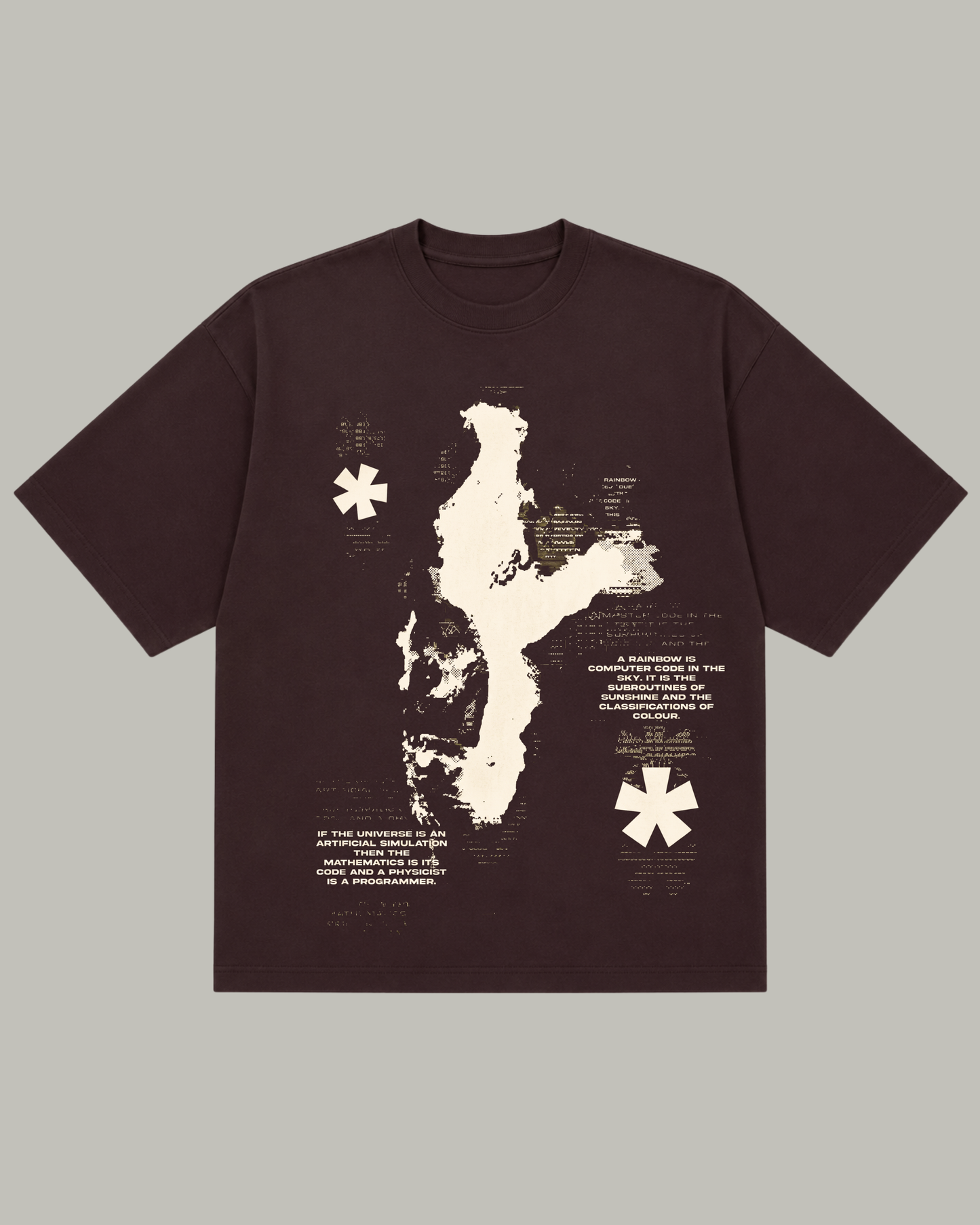 Fragmented Reality Oversized Tee