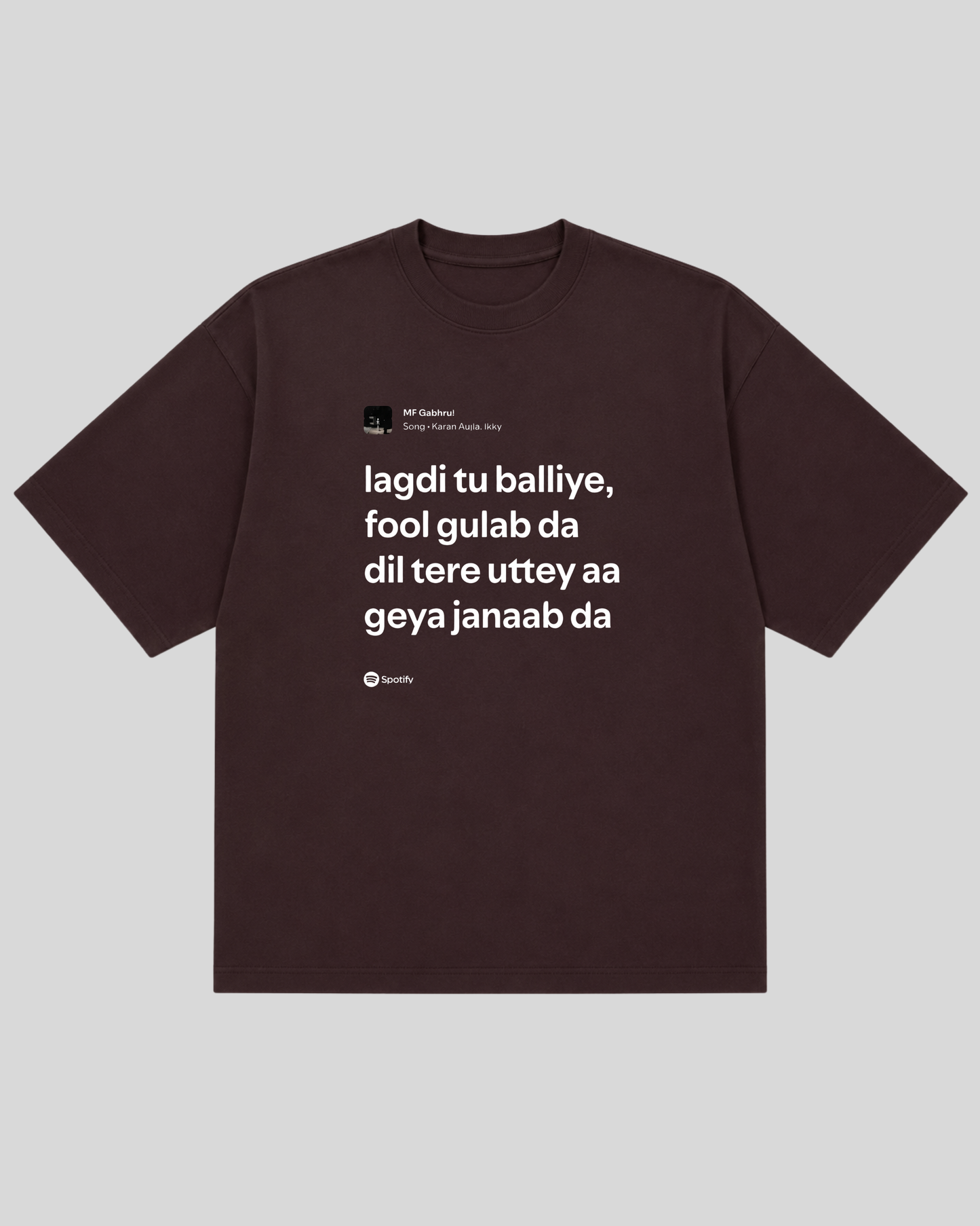 Aujla Paglu Oversized Tee