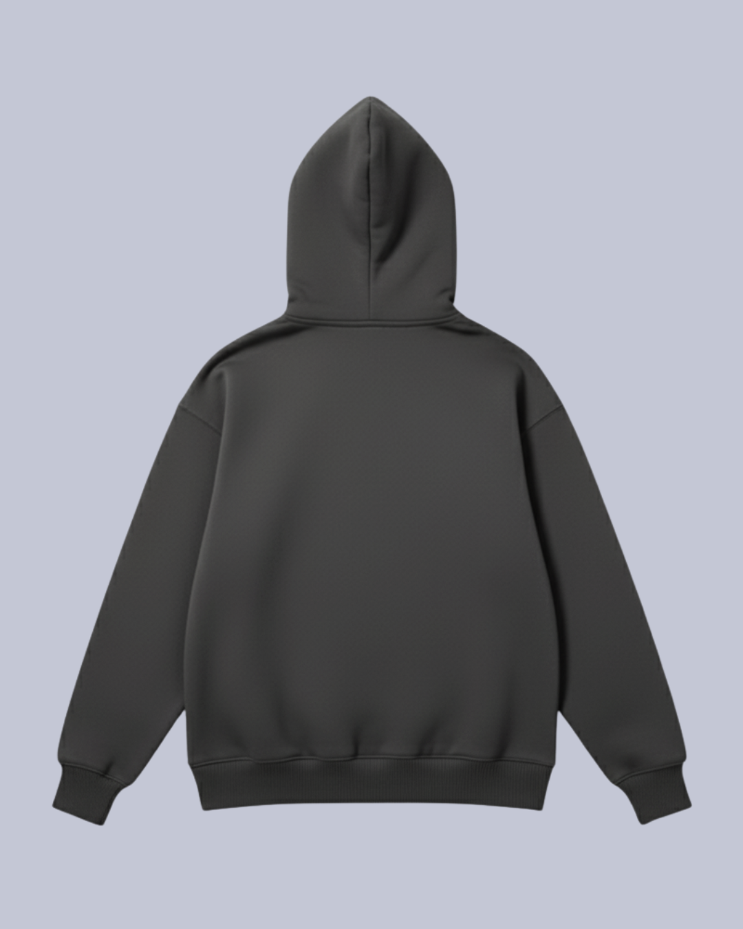 Oversize Basic Hoodie – Charcoal Grey