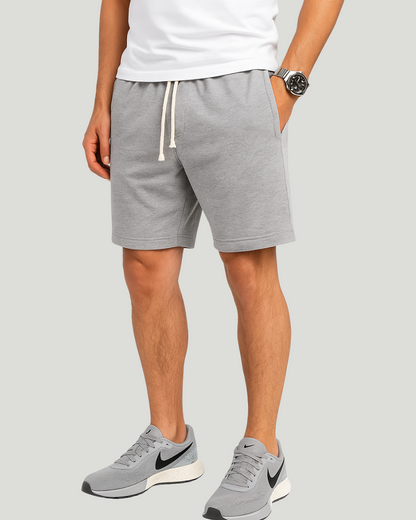 Heather Grey Everyday Shorts - Grey