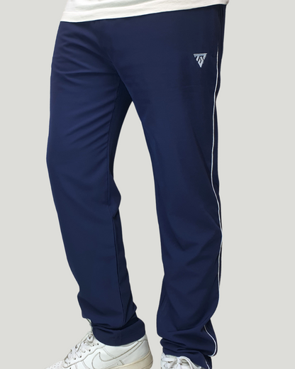 Unisex Straight Fit Piping Trouser – Navy Blue