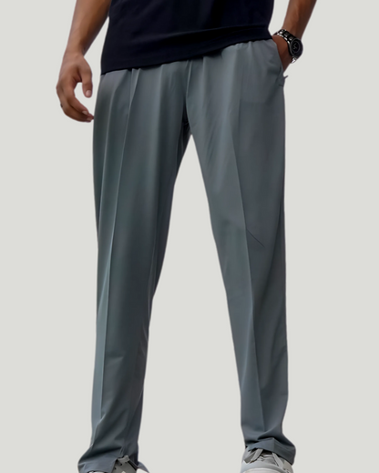 Unisex Loose Fit Slit Trouser – Grey