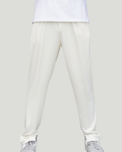 Unisex Loose Fit Slit Trouser – Off White