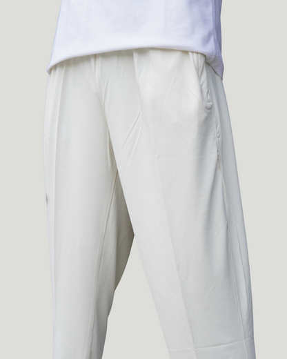 Unisex Loose Fit Slit Trouser – Off White