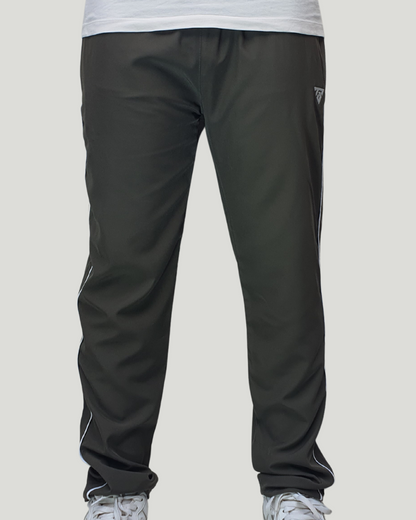 Unisex Straight Fit Piping Trouser – Olive Green