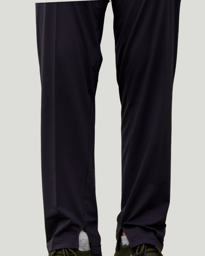 Unisex Loose Fit Slit Trouser – Black