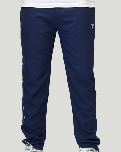 Unisex Straight Fit Piping Trouser – Navy Blue