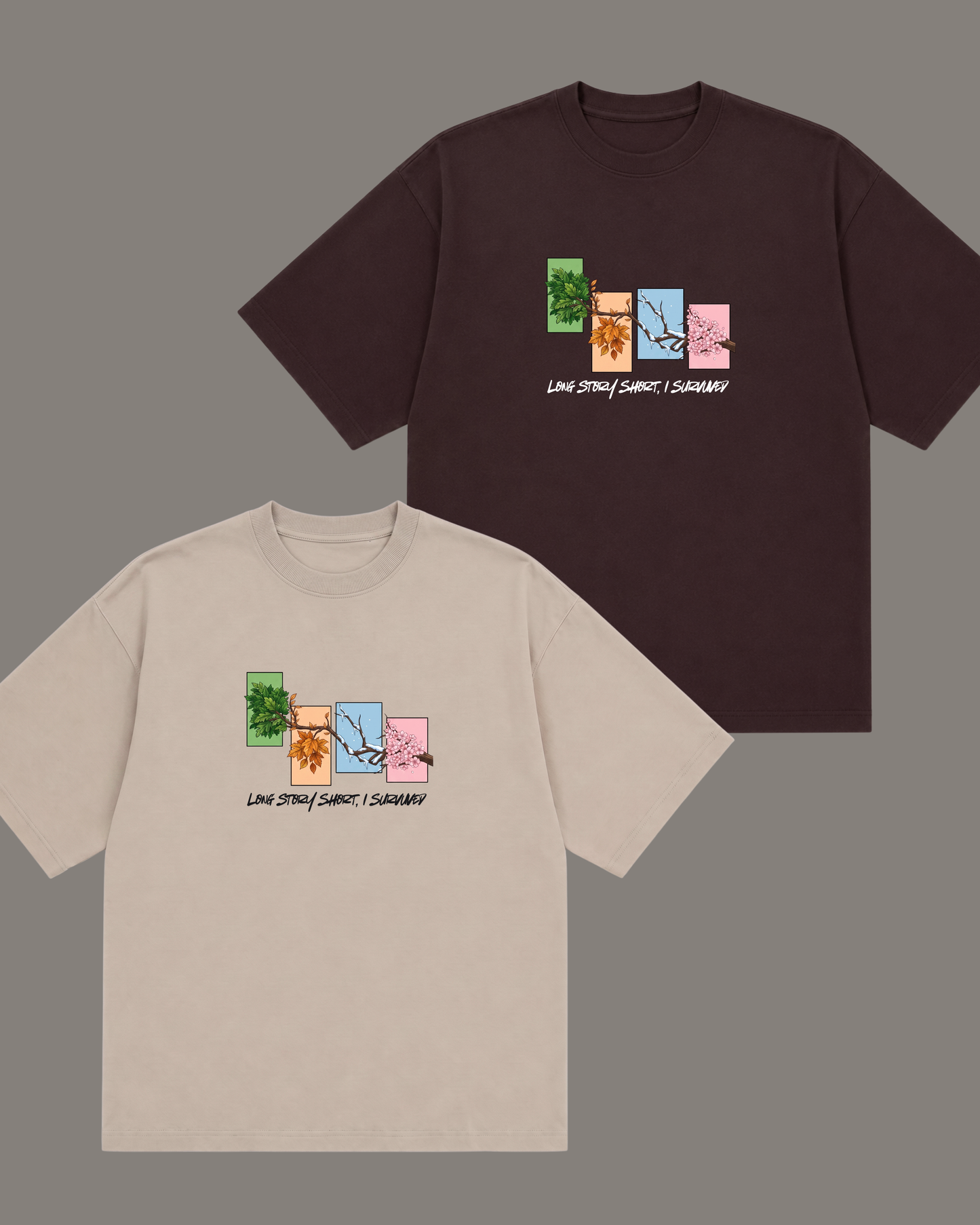 Survivor’s Bloom Oversized Tee