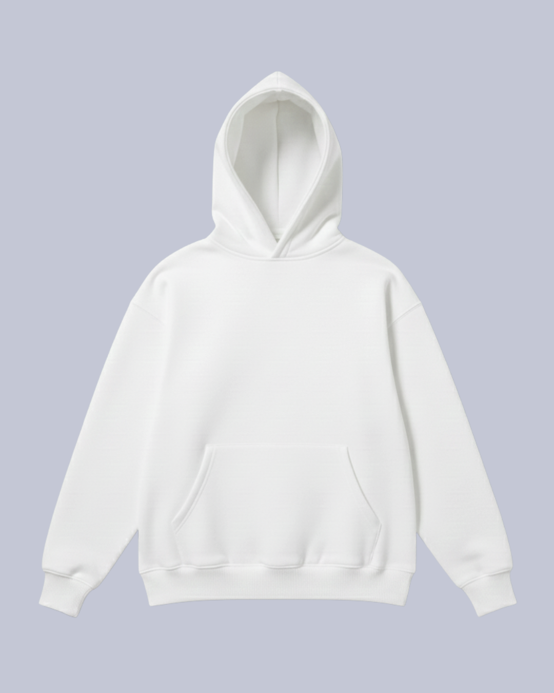 Oversize Basic Hoodie – Off White