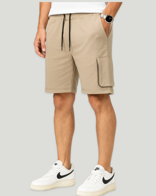 Box Pocket Utility Shorts – Sand