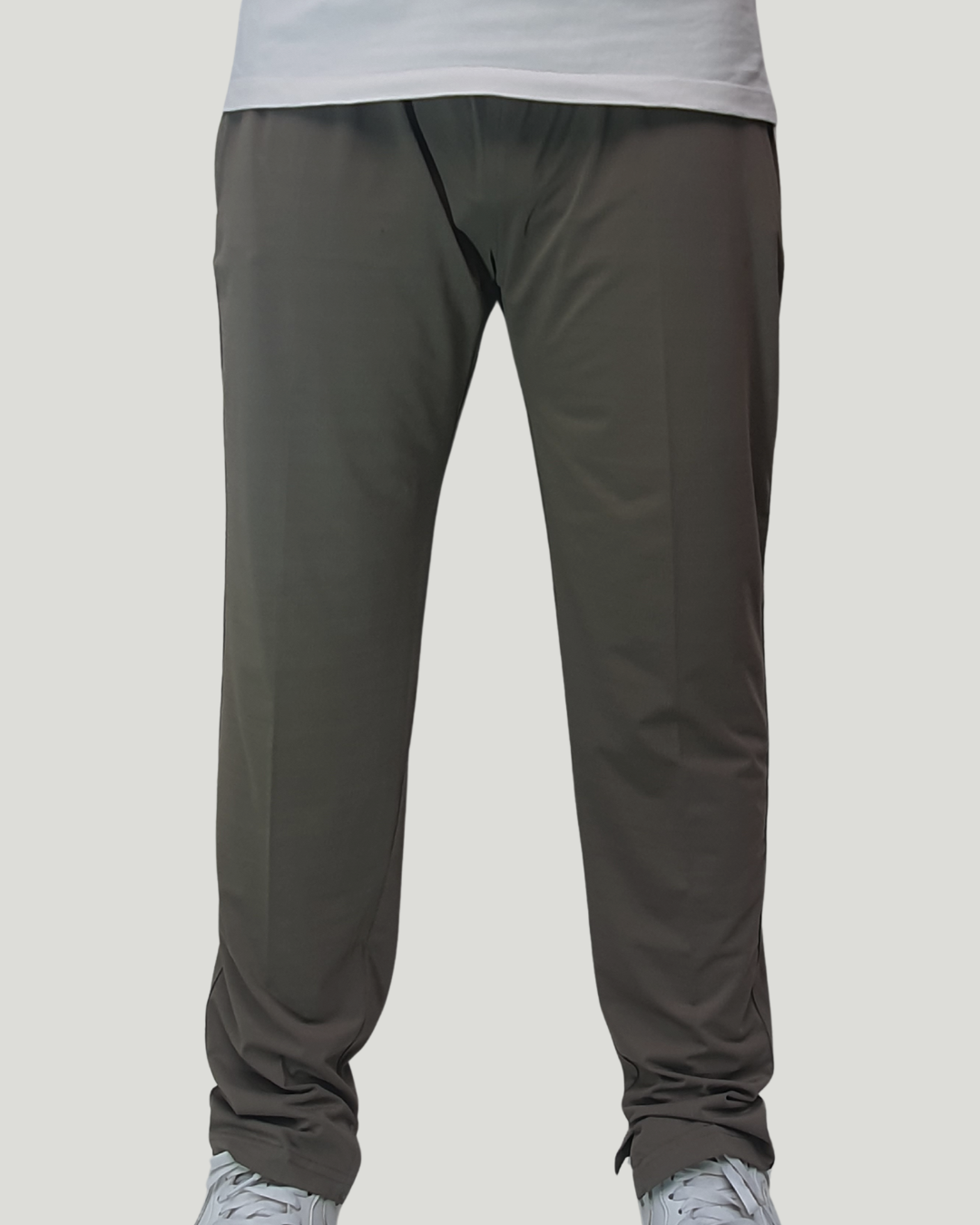 Unisex Loose Fit Slit Trousers – Khaki