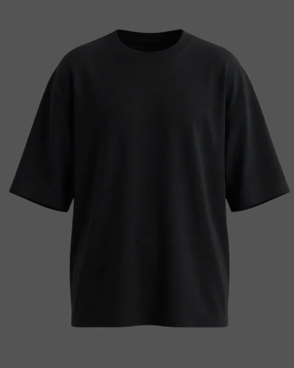 Essential Oversized Tee – Black