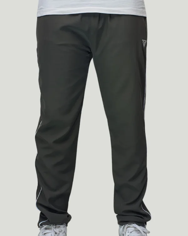 Unisex Straight Fit Piping Trouser – Olive Green